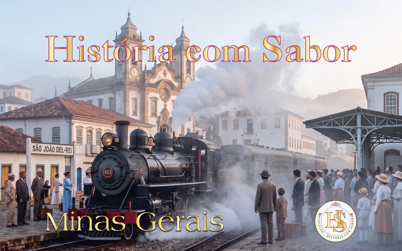 Capa do volume Minas Gerais da coleção História com Sabor