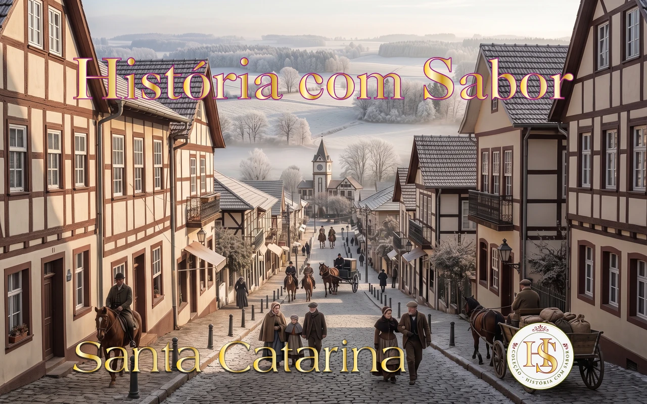 Capa do volume Santa Catarina da coleção História com Sabor