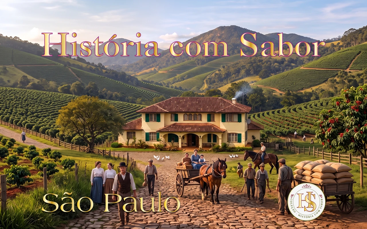 Capa do volume São Paulo da coleção História com Sabor